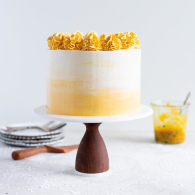 Ванильный торт с маракуйей Ванильный торт с маракуйей